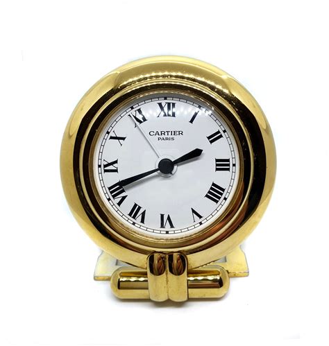 cartier alarm clock replica|cartier art deco clock.